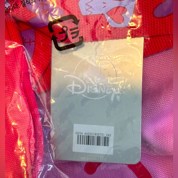 NWT Disney Cotton Tote Nightmare Before Christmas Jack & Sally on a tombstone - Picture 6 of 6